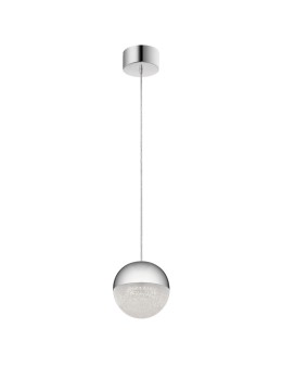 Quintiesse Mała lampa wisząca LED Moonlit - Polerowany chrom Elstead Lighting QN-MOONLIT-P-PC