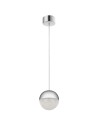 Quintiesse Moonlit small LED pendant lamp - Polished chrome Elstead Lighting QN-MOONLIT-P-PC