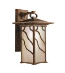 Outdoor wall lamps - Quintiesse Large Morris wall lantern - 1 light source IP44 Elstead Lighting QN-MORRIS-L - product 1