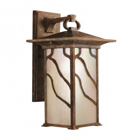 Quintiesse Duża latarnia naścienna Morris - 1 źródło światła IP44 Elstead Lighting QN-MORRIS-L