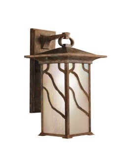 Quintiesse Duża latarnia naścienna Morris - 1 źródło światła IP44 Elstead Lighting QN-MORRIS-L