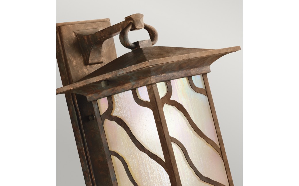 Quintiesse Duża latarnia naścienna Morris - 1 źródło światła IP44 Elstead Lighting QN-MORRIS-L