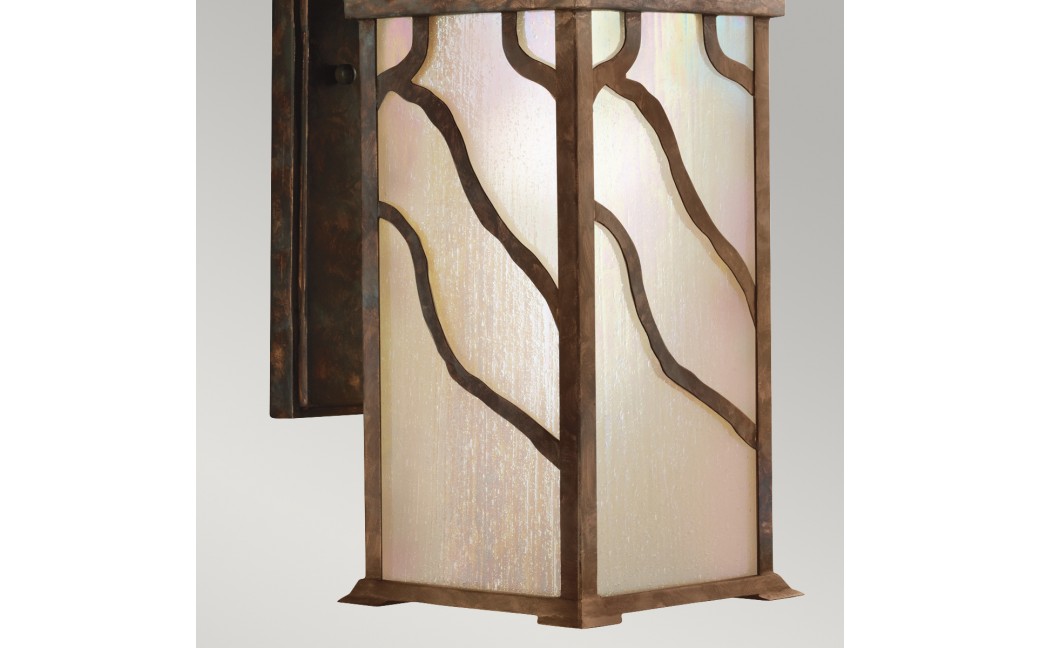 Quintiesse Duża latarnia naścienna Morris - 1 źródło światła IP44 Elstead Lighting QN-MORRIS-L