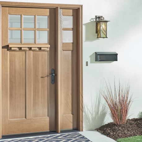 Quintiesse Duża latarnia naścienna Morris - 1 źródło światła IP44 Elstead Lighting QN-MORRIS-L