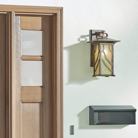 Quintiesse Duża latarnia naścienna Morris - 1 źródło światła IP44 Elstead Lighting QN-MORRIS-L