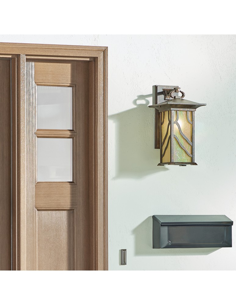 Outdoor wall lamps - Quintiesse Large Morris wall lantern - 1 light source IP44 Elstead Lighting QN-MORRIS-L - product kolory-swiatla.pl 5