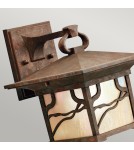 Outdoor wall lamps - Quintiesse Morris medium wall lantern - 1 light source IP44 Elstead Lighting QN-MORRIS-M - product 2