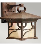 Outdoor wall lamps - Quintiesse Morris medium wall lantern - 1 light source IP44 Elstead Lighting QN-MORRIS-M - product 3