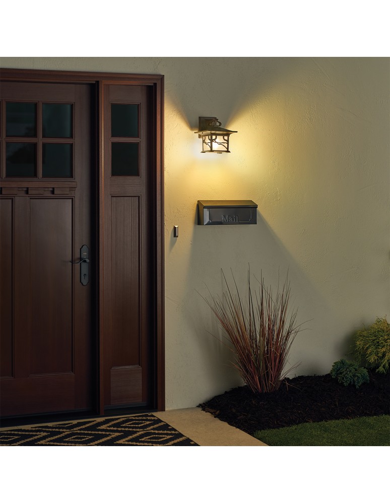 Quintiesse Średnia latarnia naścienna Morris - 1 źródło światła IP44 Elstead Lighting QN-MORRIS-M