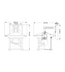 Outdoor wall lamps - Quintiesse Morris medium wall lantern - 1 light source IP44 Elstead Lighting QN-MORRIS-M - product 6