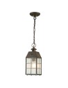 Quintiesse Nantucket medium pendant lantern - 1 light source IP44 Elstead Lighting QN-NANTUCKET8-M-AS