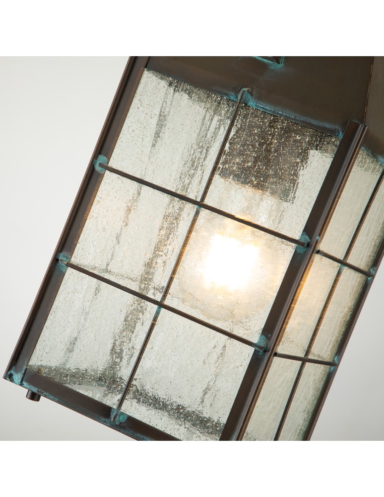 Quintiesse Średnia latarnia wisząca Nantucket - 1 źródło światła IP44 Elstead Lighting QN-NANTUCKET8-M-AS