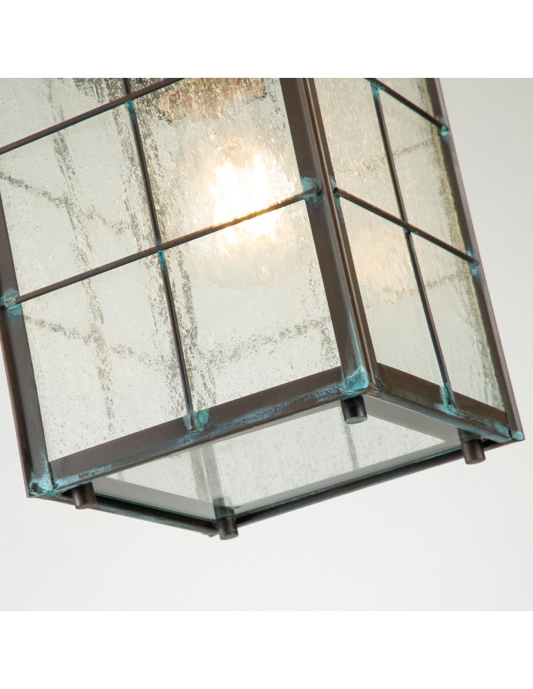 Outdoor pendant lamps - Quintiesse Nantucket medium pendant lantern - 1 light source IP44 Elstead Lighting QN-NANTUCKET8-M-AS - product kolory-swiatla.pl 4