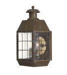Outdoor wall lamps - Quintiesse Large Nantucket wall lantern - 2 light sources IP44 Elstead Lighting QN-NANTUCKET-L-AS - product 1
