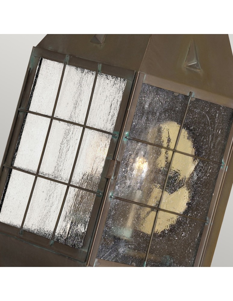 Quintiesse Duża latarnia naścienna Nantucket - 2 źródła światła IP44 Elstead Lighting QN-NANTUCKET-L-AS