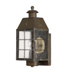 Outdoor wall lamps - Quintiesse Nantucket medium wall lantern - 1 light source IP44 Elstead Lighting QN-NANTUCKET-M-AS - product 1