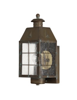 Quintiesse Średnia latarnia naścienna Nantucket - 1 źródło światła IP44 Elstead Lighting QN-NANTUCKET-M-AS