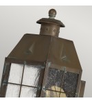 Quintiesse Średnia latarnia naścienna Nantucket - 1 źródło światła IP44 Elstead Lighting QN-NANTUCKET-M-AS