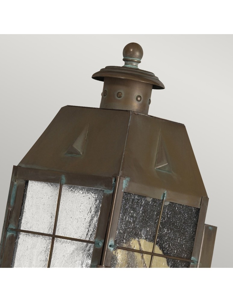 Outdoor wall lamps - Quintiesse Nantucket medium wall lantern - 1 light source IP44 Elstead Lighting QN-NANTUCKET-M-AS - product kolory-swiatla.pl 2