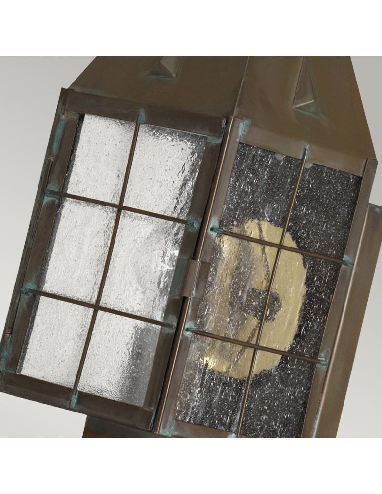 Outdoor wall lamps - Quintiesse Nantucket medium wall lantern - 1 light source IP44 Elstead Lighting QN-NANTUCKET-M-AS - product kolory-swiatla.pl 3