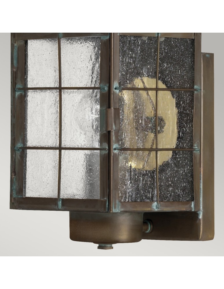 Quintiesse Średnia latarnia naścienna Nantucket - 1 źródło światła IP44 Elstead Lighting QN-NANTUCKET-M-AS