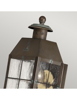 Quintiesse Mała latarnia naścienna Nantucket - 1 źródło światła IP44 Elstead Lighting QN-NANTUCKET-XS-AS - produkt 2