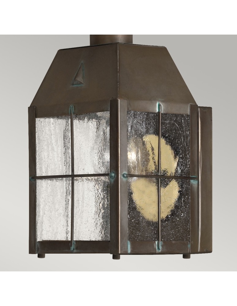 Outdoor wall lamps - Quintiesse Small wall lantern Nantucket - 1 light source IP44 Elstead Lighting QN-NANTUCKET-XS-AS - product kolory-swiatla.pl 3