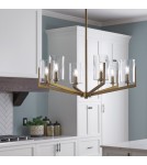 Quintiesse Żyrandol Nye - 6 źródeł światła - Szczotkowany naturalny mosiądz Elstead Lighting QN-NYE6-BNB