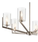 Modern chandeliers - Quintiesse Nye Chandelier - 6 light sources - Classic pewter Elstead Lighting QN-NYE6-CLP - product 2