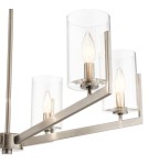 Modern chandeliers - Quintiesse Nye Chandelier - 6 light sources - Classic pewter Elstead Lighting QN-NYE6-CLP - product 3