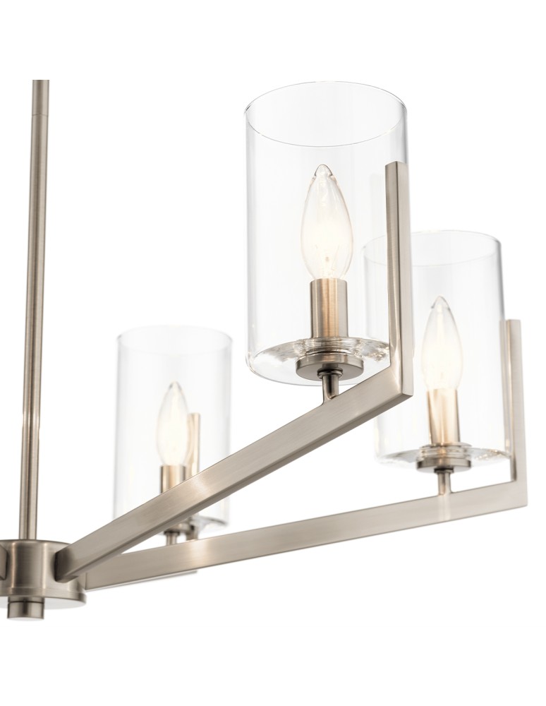 Quintiesse Żyrandol Nye - 6 źródeł światła - Klasyczny pewter Elstead Lighting QN-NYE6-CLP
