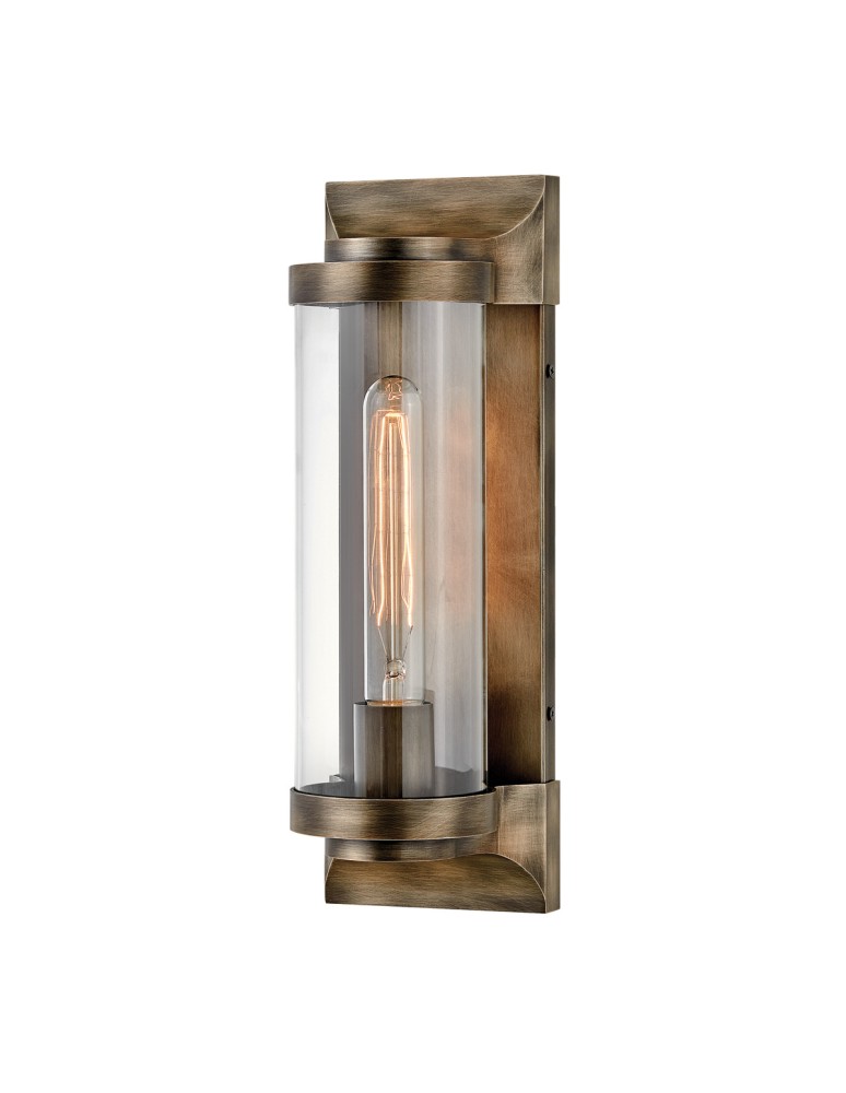 Outdoor wall lamps - Quintiesse Pearson medium wall lantern - 1 light source - Oxidized bronze IP44 Elstead Lighting QN-PEARSON-M-BU - product kolory-swiatla.pl 1