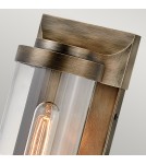 Quintiesse Średnia latarnia naścienna Pearson - 1 źródło światła - Oksydowany brąz IP44 Elstead Lighting QN-PEARSON-M-BU