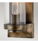 Quintiesse Średnia latarnia naścienna Pearson - 1 źródło światła - Oksydowany brąz IP44 Elstead Lighting QN-PEARSON-M-BU