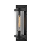 Quintiesse Średnia latarnia naścienna Pearson - 1 źródło światła - Teksturowana czerń IP44 Elstead Lighting QN-PEARSON-M