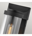 Quintiesse Średnia latarnia naścienna Pearson - 1 źródło światła - Teksturowana czerń IP44 Elstead Lighting QN-PEARSON-M