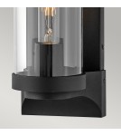 Outdoor wall lamps - Quintiesse Pearson medium wall lantern - 1 light source - Textured black IP44 Elstead Lighting QN-PEARSON-M - product 4