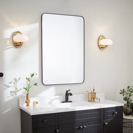 Quintiesse Kinkiet Pim - 1 źródło światła - Złoty IP44 Elstead Lighting QN-PIM1-FXG