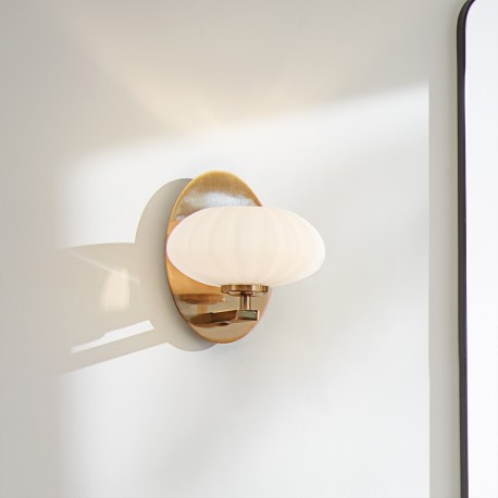 Quintiesse Kinkiet Pim - 1 źródło światła - Złoty IP44 Elstead Lighting QN-PIM1-FXG