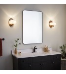 Bathroom wall lamps - Quintiesse Pim wall lamp - 1 light source - Gold IP44 Elstead Lighting QN-PIM1-FXG - product 7