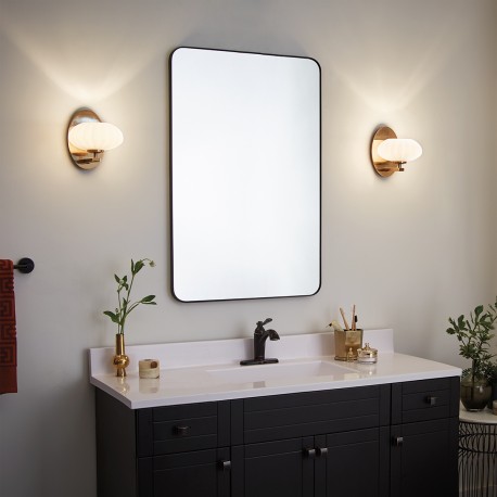 Quintiesse Kinkiet Pim - 1 źródło światła - Złoty IP44 Elstead Lighting QN-PIM1-FXG