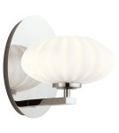 Bathroom wall lamps - Quintiesse Pim wall lamp - 1 light source - Polished chrome IP44 Elstead Lighting QN-PIM1-PC - product 1