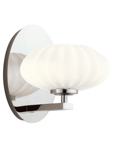 Quintiesse Pim wall lamp - 1 light source - Polished chrome IP44 Elstead Lighting QN-PIM1-PC