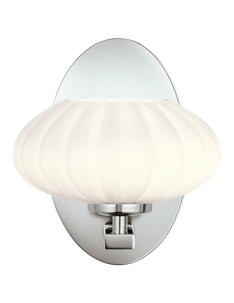 Bathroom wall lamps - Quintiesse Pim wall lamp - 1 light source - Polished chrome IP44 Elstead Lighting QN-PIM1-PC - product kolory-swiatla.pl 5