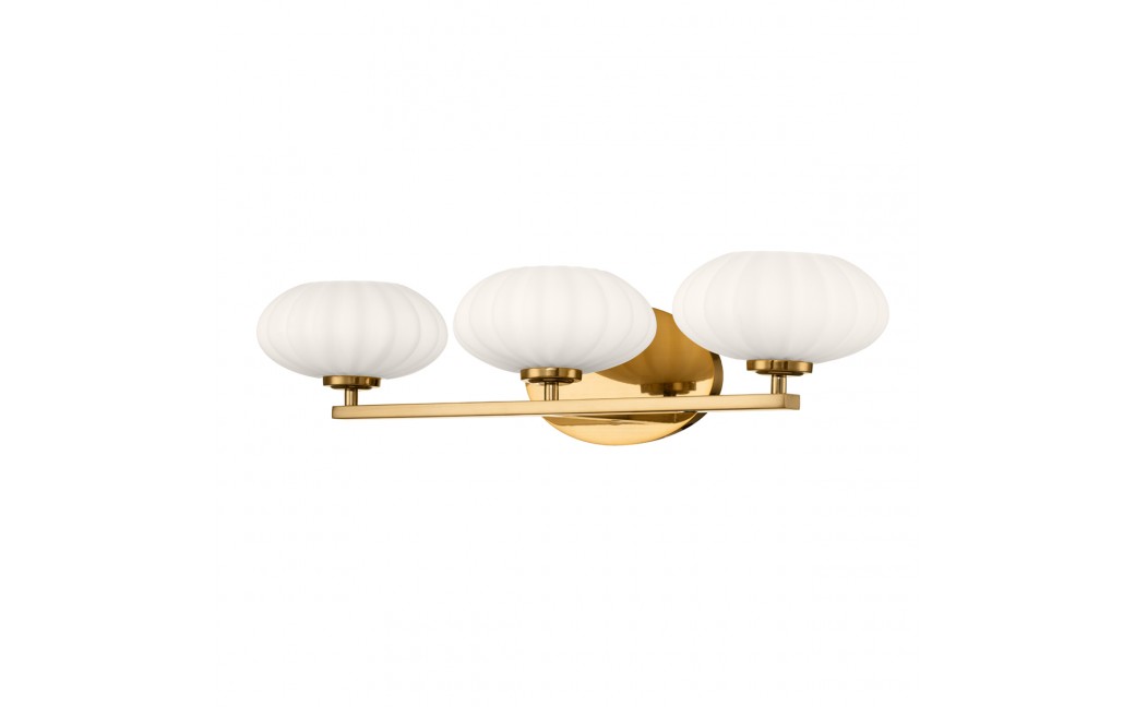 Quintiesse Kinkiet Pim - 3 źródła światła - Złoty IP44 Elstead Lighting QN-PIM3-FXG