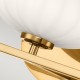 Quintiesse Kinkiet Pim - 3 źródła światła - Złoty IP44 Elstead Lighting QN-PIM3-FXG