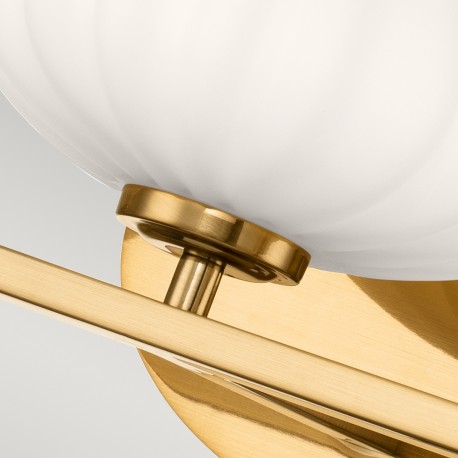 Quintiesse Kinkiet Pim - 3 źródła światła - Złoty IP44 Elstead Lighting QN-PIM3-FXG