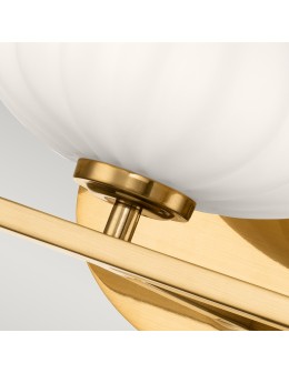 Quintiesse Pim wall lamp - 3 light sources - Gold IP44 Elstead Lighting QN-PIM3-FXG - product 2