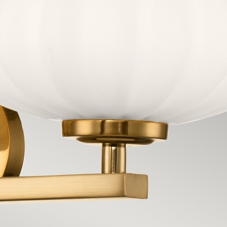 Quintiesse Kinkiet Pim - 3 źródła światła - Złoty IP44 Elstead Lighting QN-PIM3-FXG