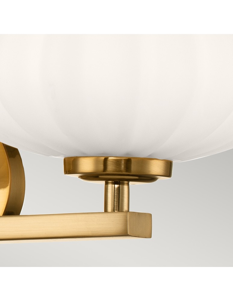 Bathroom wall lamps - Quintiesse Pim wall lamp - 3 light sources - Gold IP44 Elstead Lighting QN-PIM3-FXG - product kolory-swiatla.pl 3